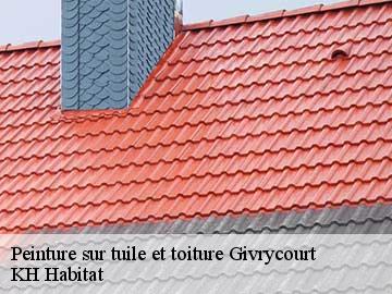 Peinture sur tuile et toiture givrycourt-57670 KH Habitat