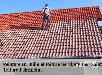 Peinture sur tuile et toiture 57640