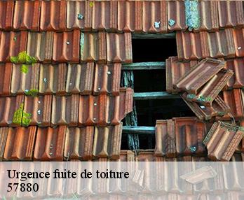 Urgence fuite de toiture 57880