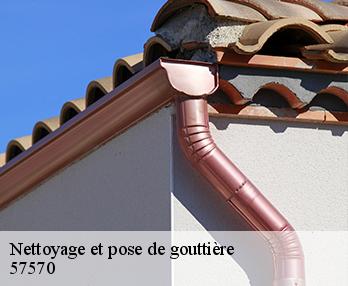 Nettoyage et pose de gouttière  57570