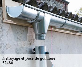 Nettoyage et pose de gouttière  57480