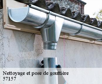 Nettoyage et pose de gouttière  57157