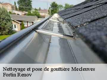 Nettoyage et pose de gouttière mecleuves-57245 Fortin Renov