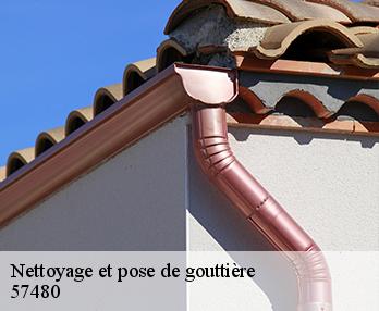 Nettoyage et pose de gouttière  57480