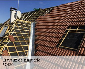 Travaux de zinguerie